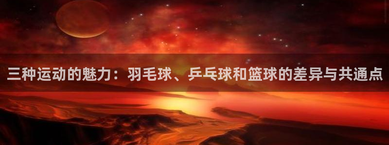 3377体育官方正版app代理：三种运动的魅力：羽毛